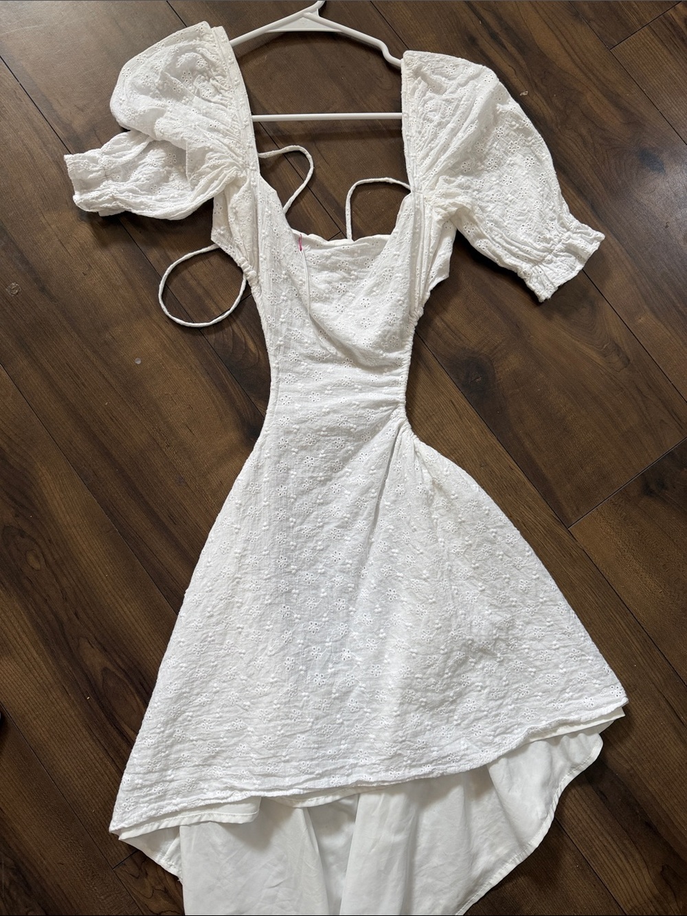 White beautiful short dress